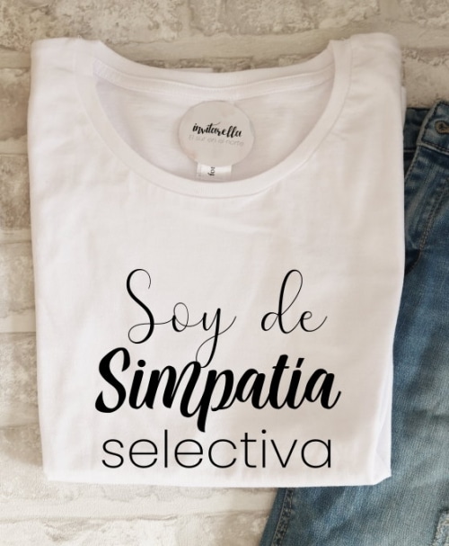 Camiseta Soy de Simpatía Selectiva